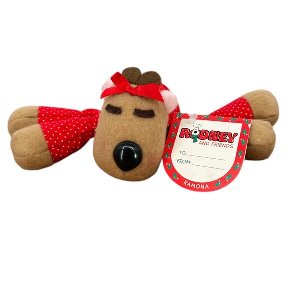 Vintage 1987 Rodney And Friends Ramona Reindeer - Burger King 1986 Hallmark - Picture 16 of 16